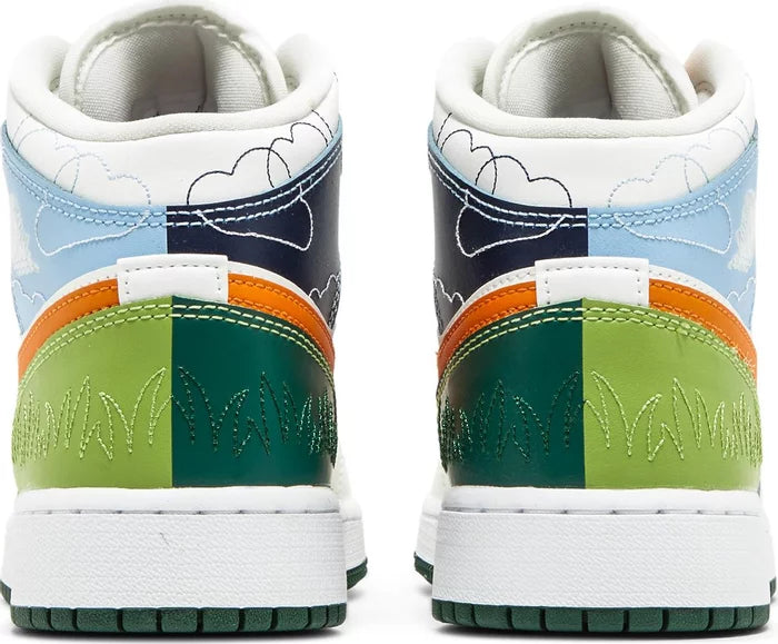 Jordan 1 Mid SE Stitch(GS)(UN)