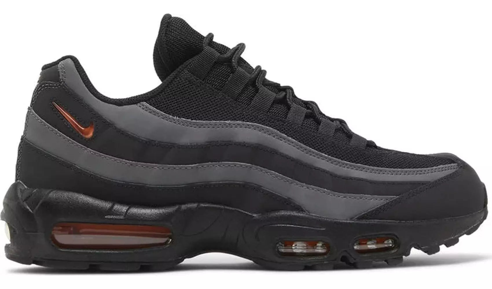Nike Air Max 95 Black Grey Safety Orange US Undersupply