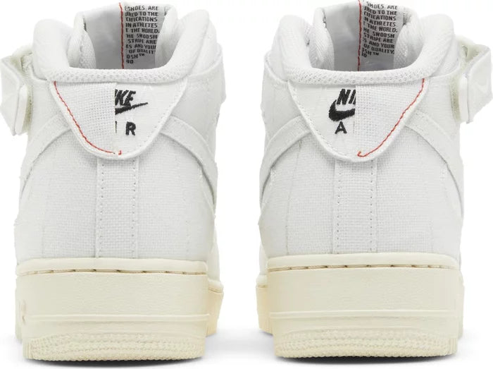 Air Force 1 Mid '07 Summit White Canvas (W)