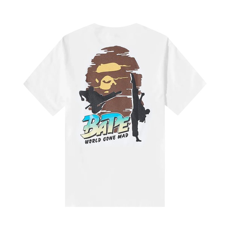 BAPE Japan Culture Karate Tee White