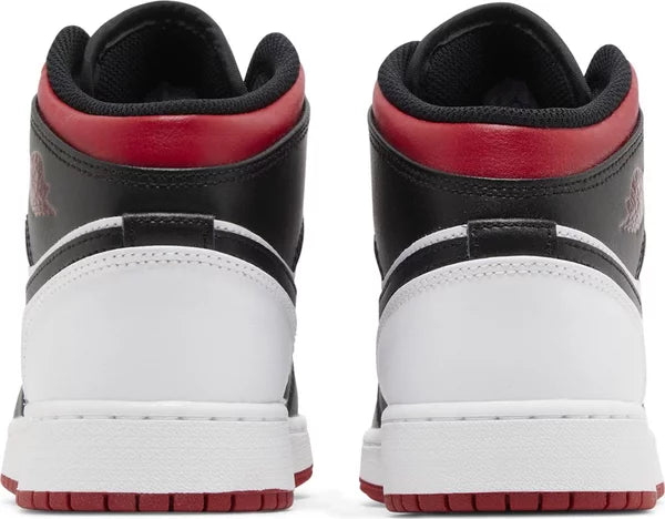 Jordan 1 Mid Gym Red Black Toe (GS)