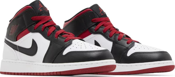 Jordan 1 Mid Gym Red Black Toe (GS)