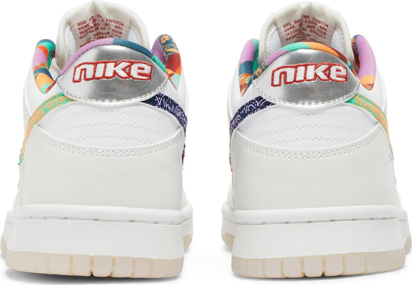 Nike Dunk Low White Multi-Color Paisley (GS)