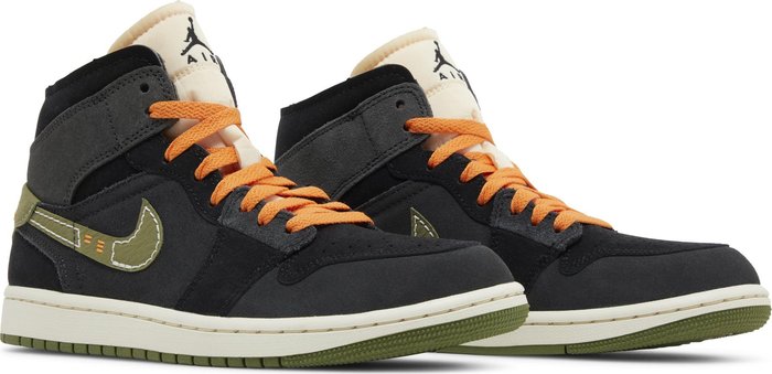 Jordan 1 Mid SE Craft Anthracite Light Olive