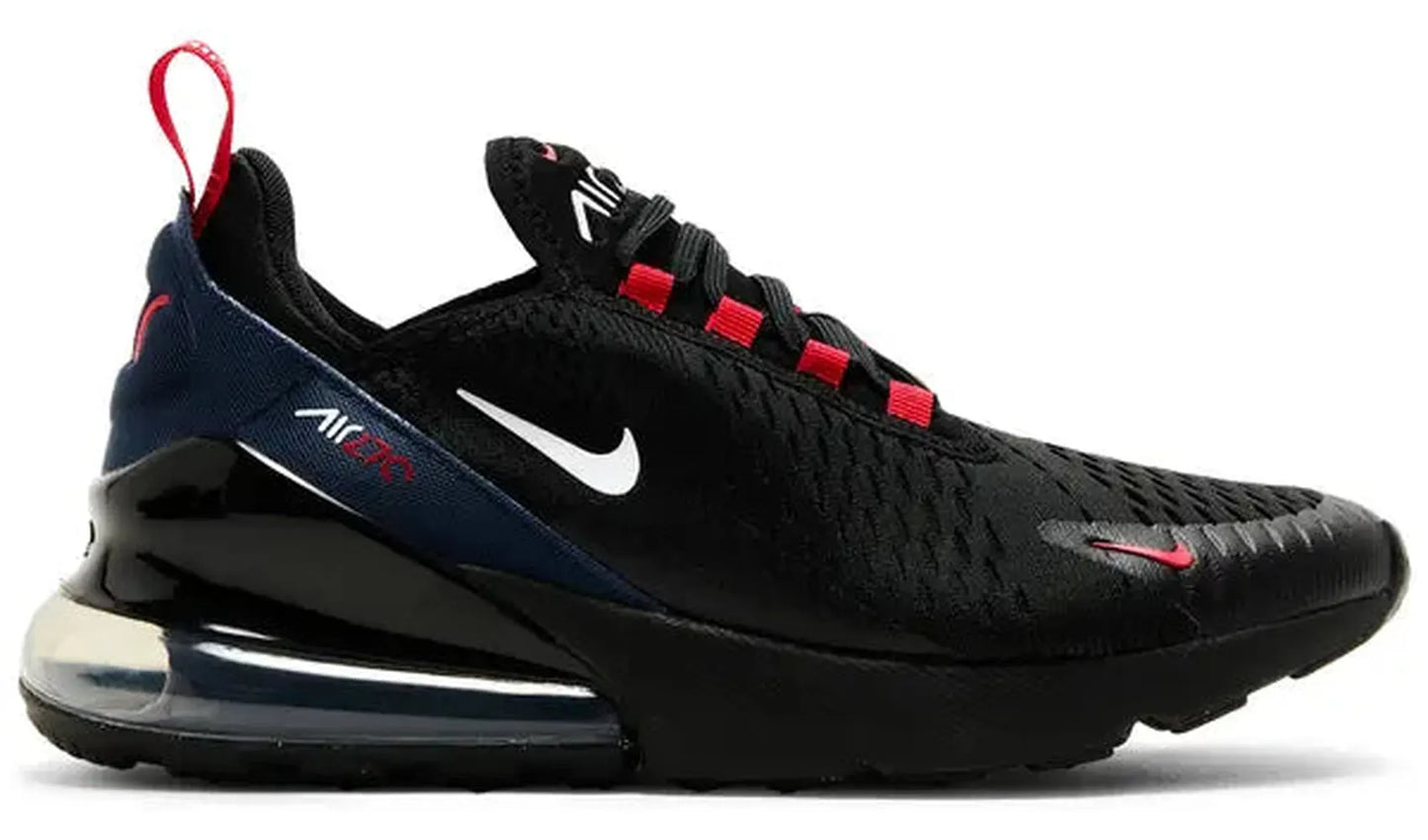 Air Max 270 Black Midnight Navy Red (GS)