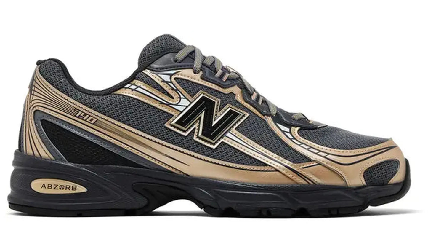 New Balance 740v2 Black Castlerock Gold Metallic