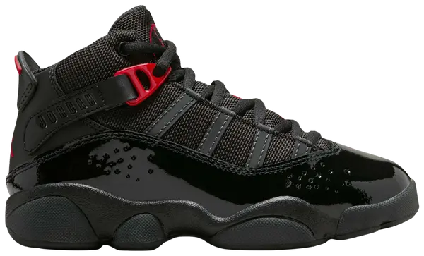 Jordan 6 Rings Black Anthracite Fire Red (PS)