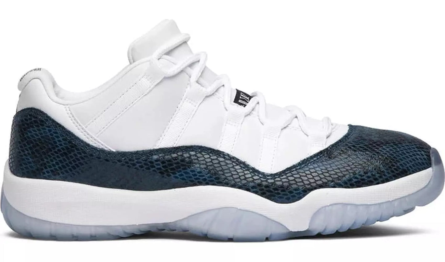 Jordan 11 Low Snake Navy