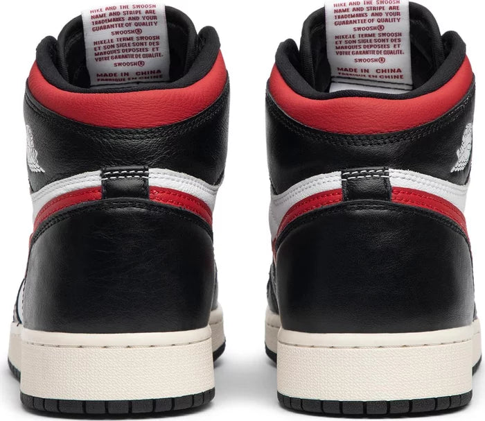 Jordan 1 High Black Gym Red (GS)(US)