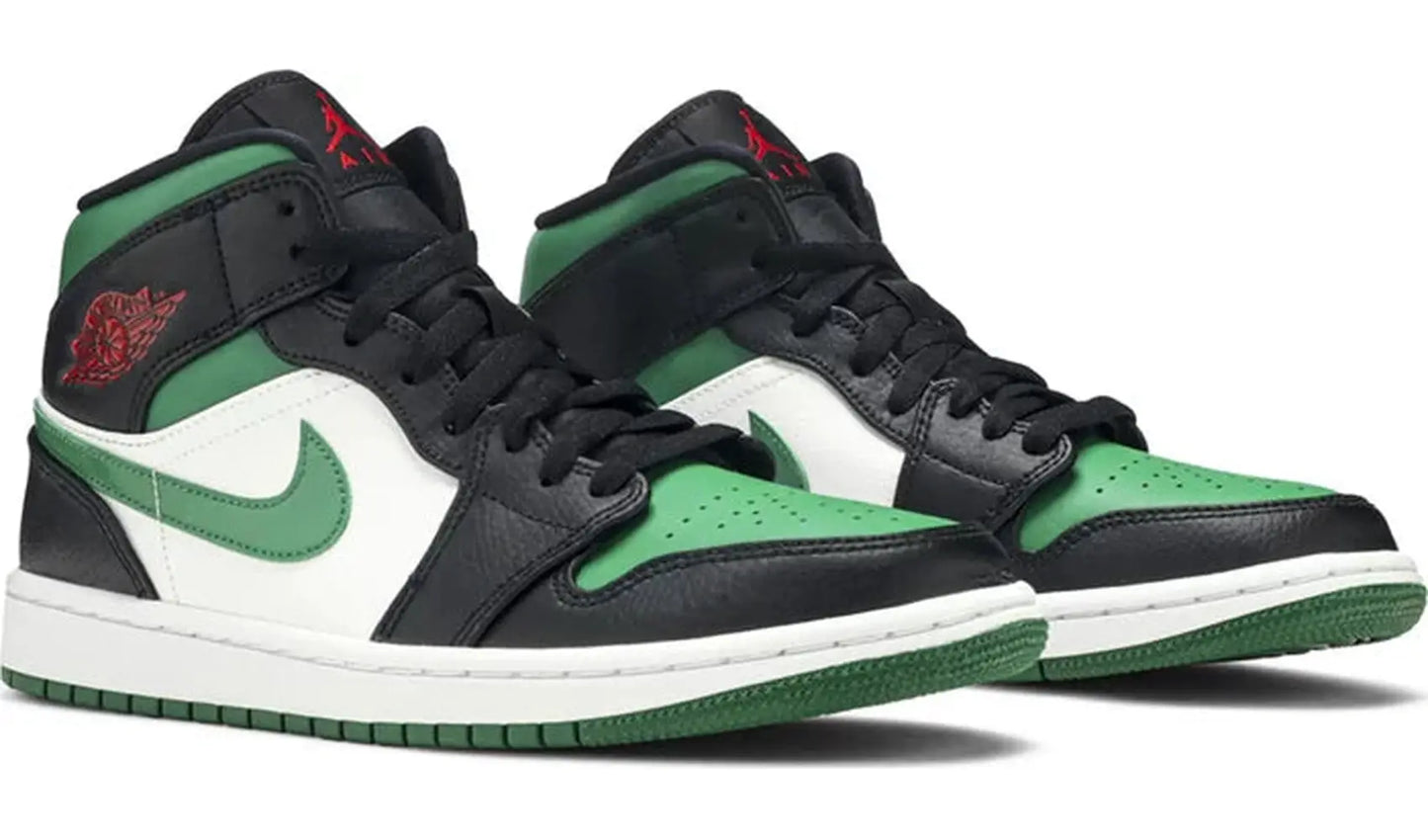 Jordan 1 Mid Green Toe