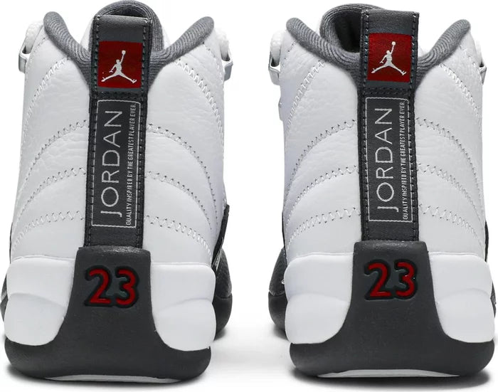 Jordan 12 Retro White Dark Grey (GS)(UN)