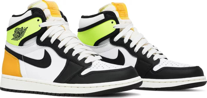 Jordan 1 High White Black Volt University Gold