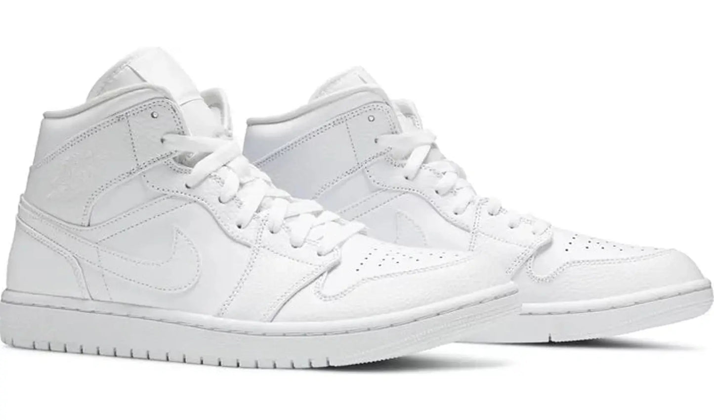 Jordan 1 Mid Triple White 2.0 (2020)