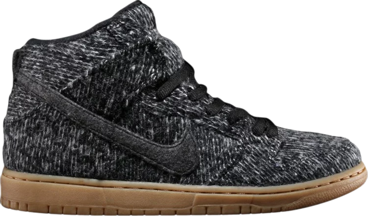 Dunk High Black Wool (W)