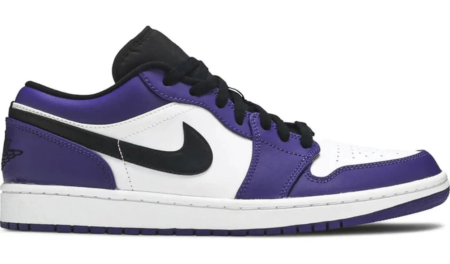 Jordan 1 Low Court Purple White