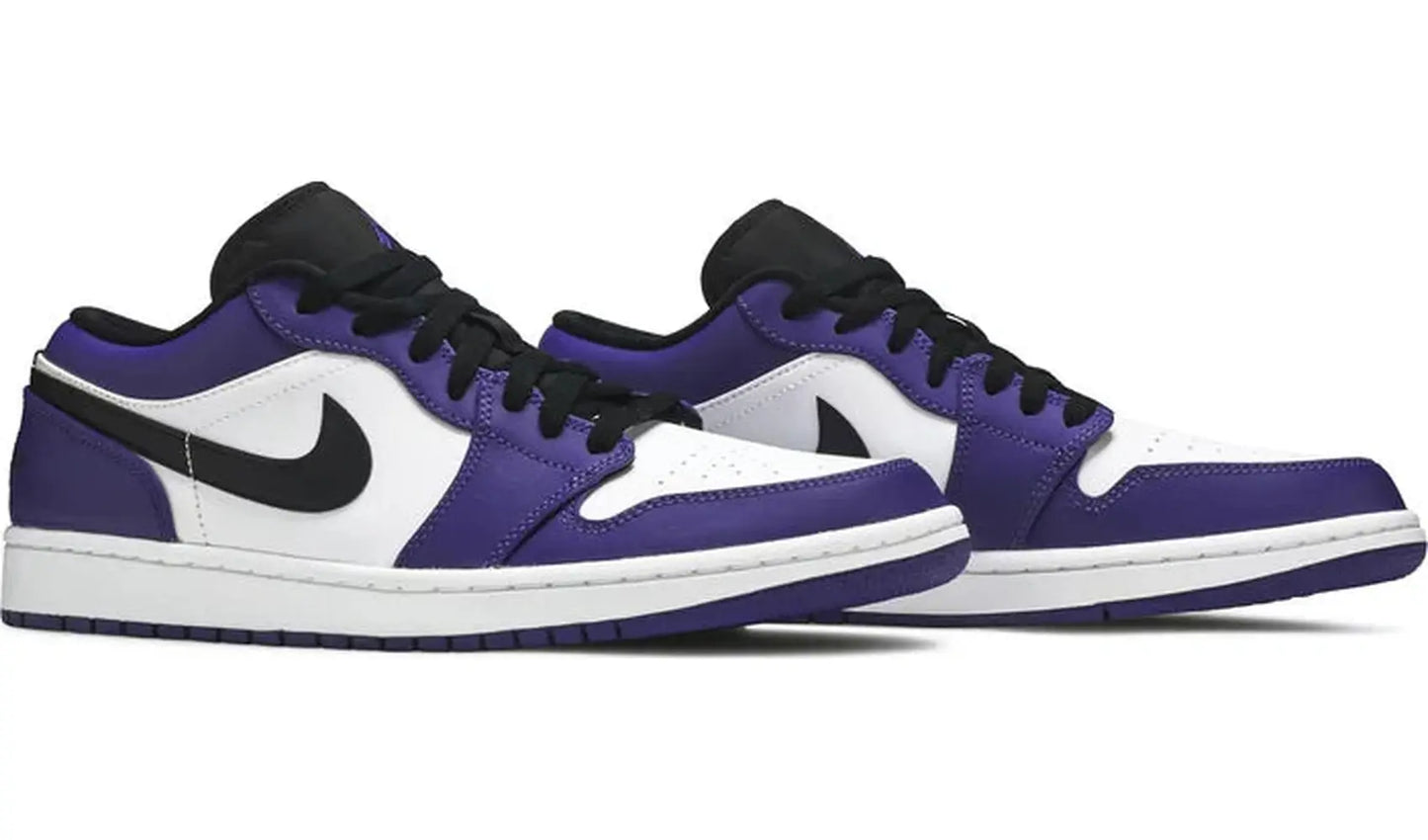 Jordan 1 Low Court Purple White