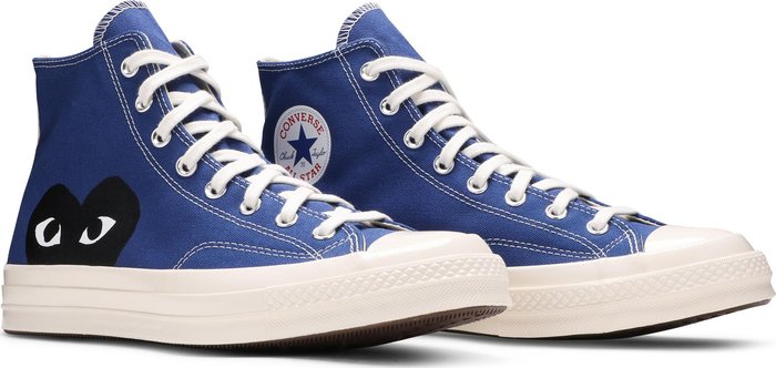 Converse HI CDG PLAY Blue Quartz