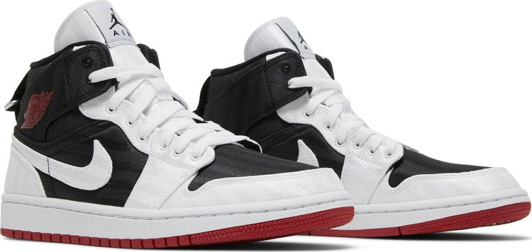 Jordan 1 Mid SE Utility Canvas White Black Gym Red (W)(US)