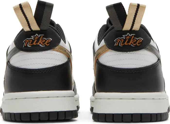 Nike Dunk Low Black White Metallic (GS)