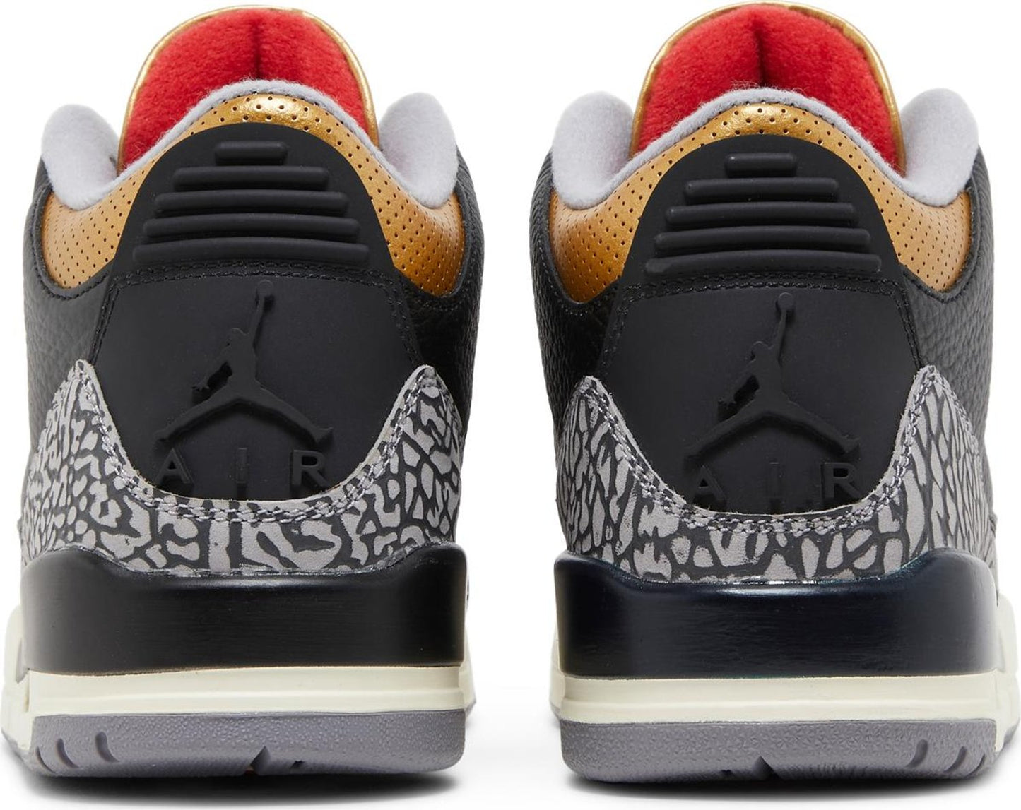 Jordan 3 Retro Black Cement Gold (W)