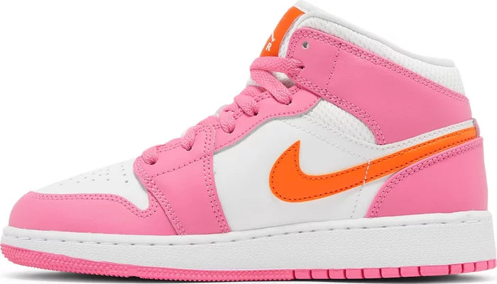 Jordan 1 Mid Pinksicle Safety Orange (GS)