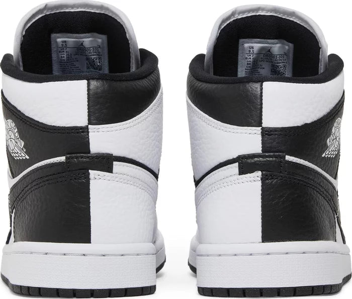 Jordan 1 Mid Split Black White (W)