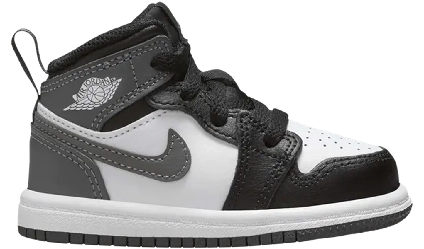 Jordan 1 Mid Black White Iron Grey (TD)