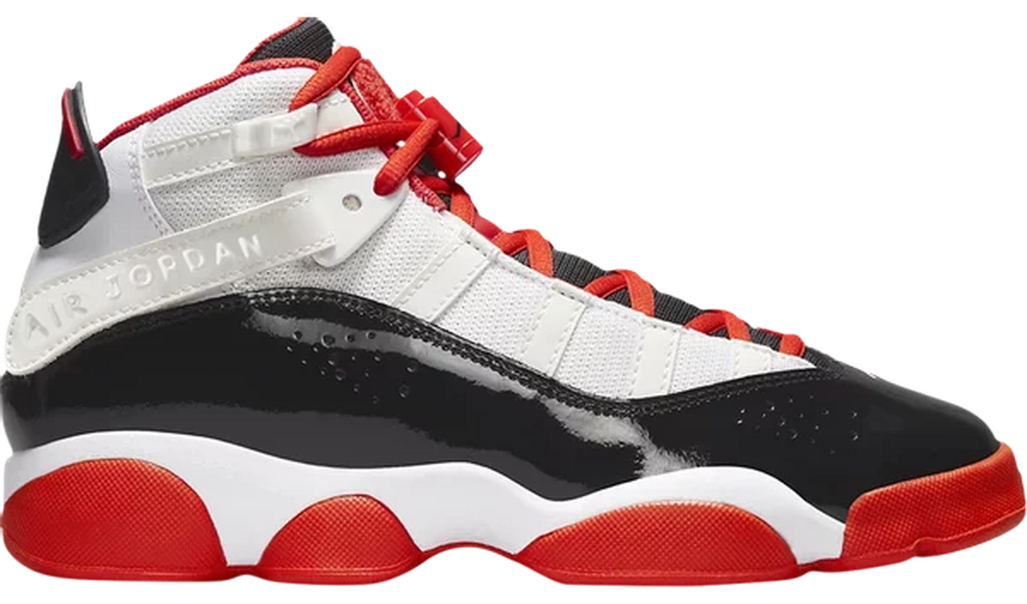 Jordan 6 Rings White Black Team Orange (GS)