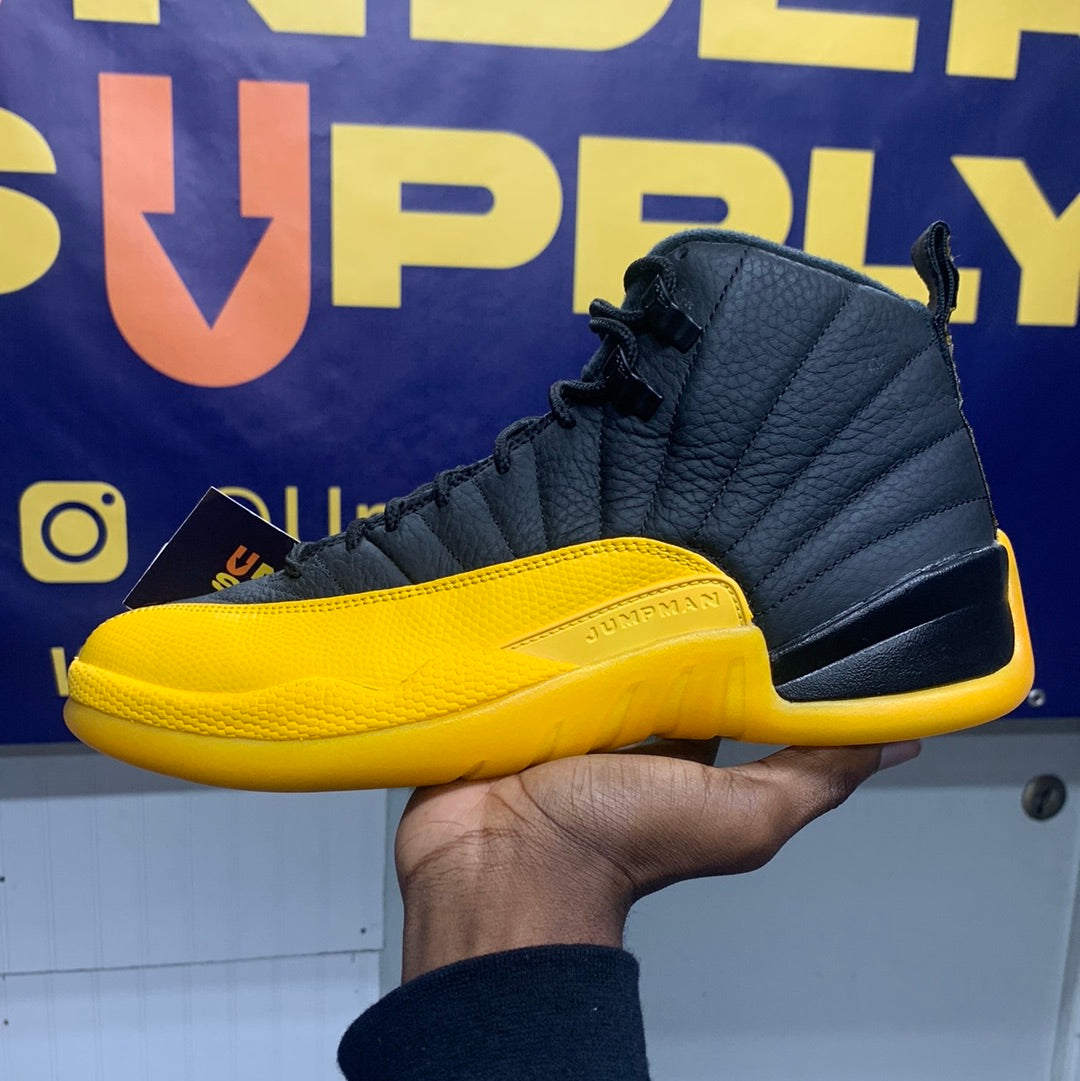 Jordan 12 Black University Gold