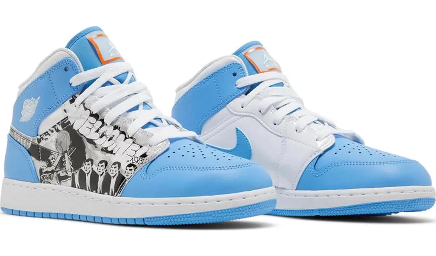 Jordan 1 Mid Sneaker School Game Winner