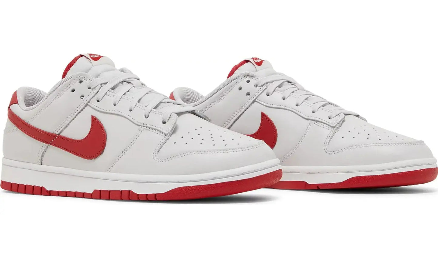 Nike Dunk Low Vast Grey Varsity Red