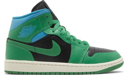 Jordan 1 Mid Lucky Green Aquatone (W)