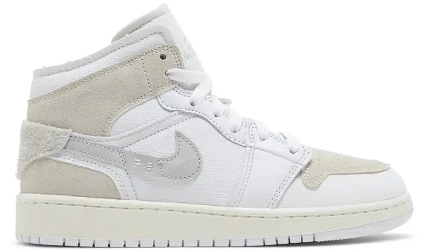 Jordan 1 Mid SE Craft Inside Out Tech Grey (GS)