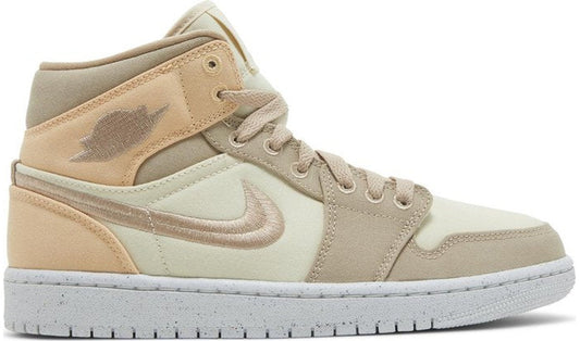 Jordan 1 Mid SE Canvas Khaki (W)
