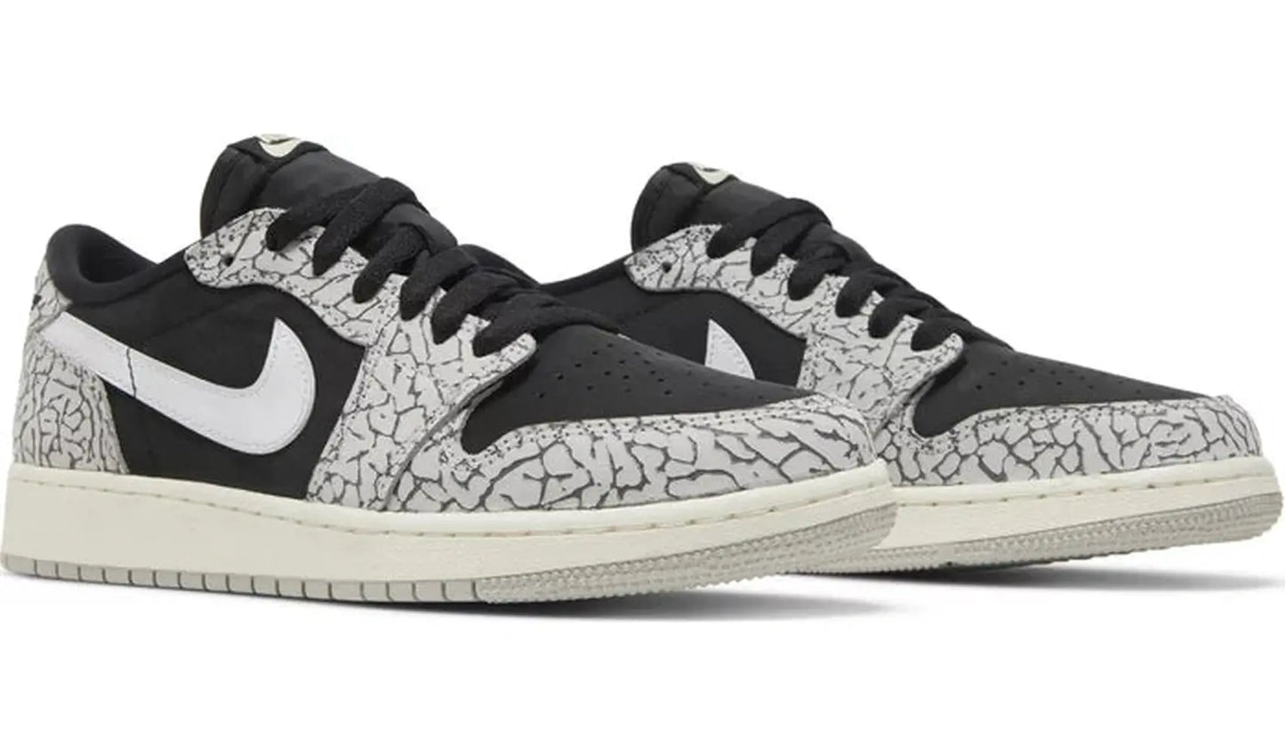 Jordan 1 Retro Low OG Black Cement(GS)