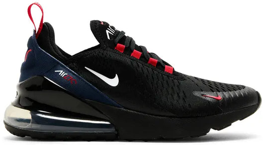 Air Max 270 Black Midnight Navy Red (GS)