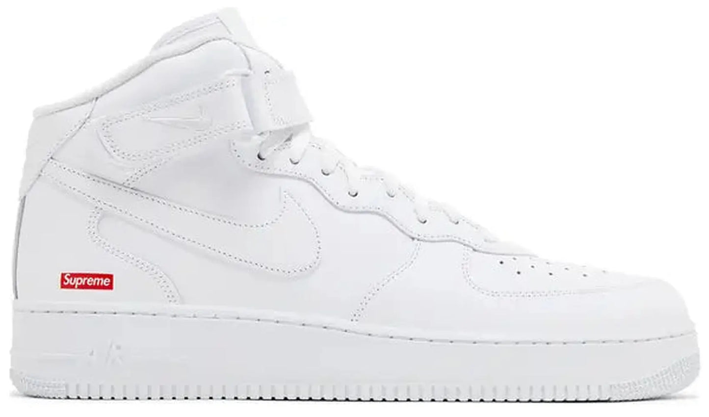 Air Force 1 Mid Supreme White