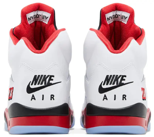 Jordan 5 Retro Fire Red Black Tongue (2025)