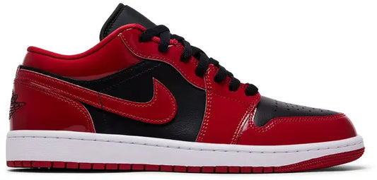 Jordan 1 Low SE Patent Varsity Red Black