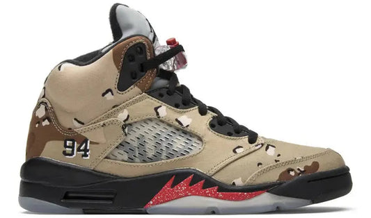 Jordan 5 Retro Supreme Desert Camo