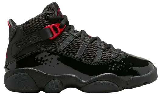 Jordan 6 Rings Black Anthracite Fire Red (PS)