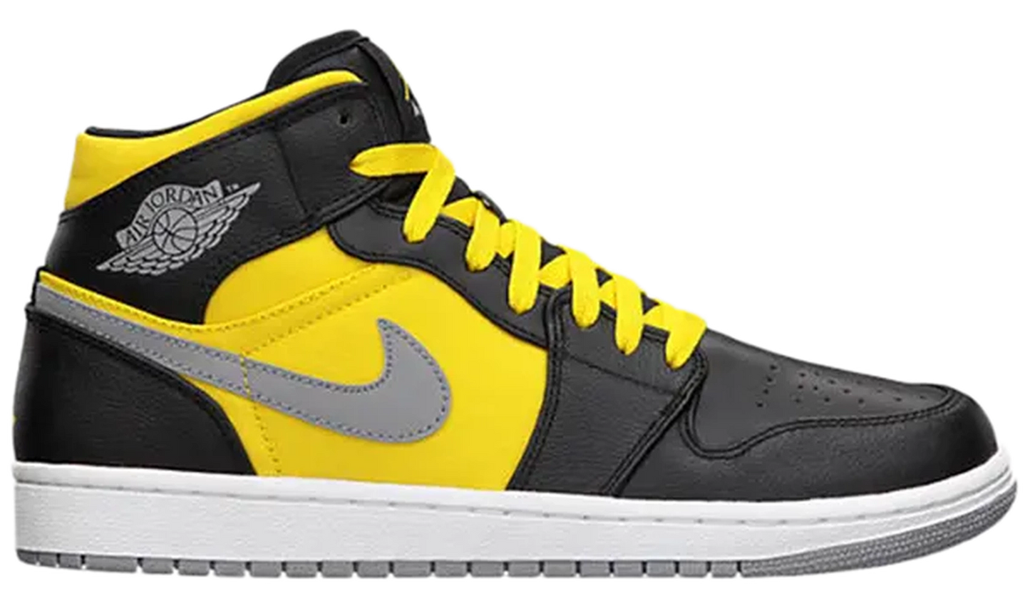 Jordan 1 Phat Mid Black Speed Yellow