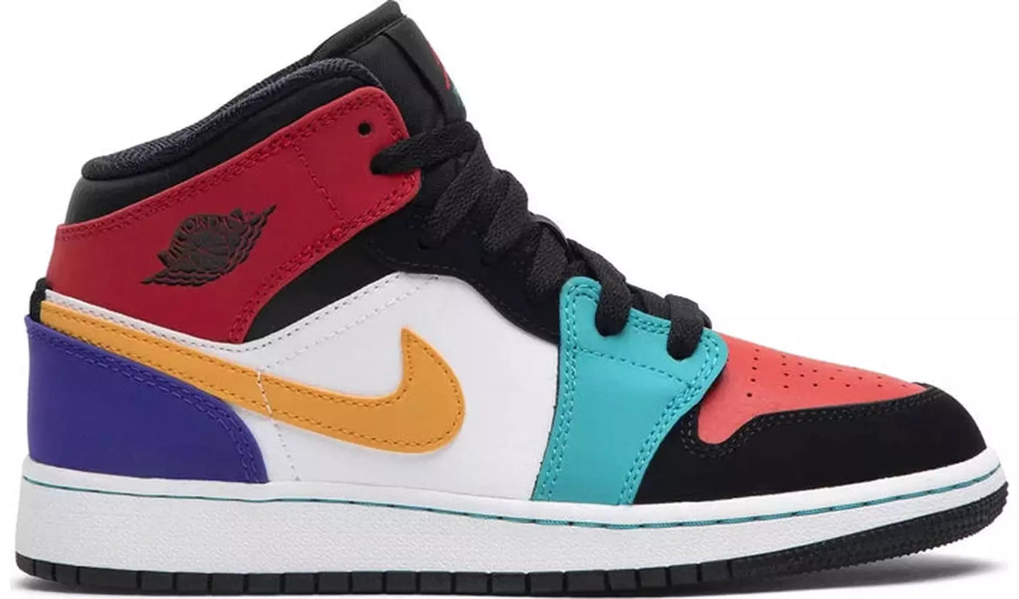 Jordan 1 Mid Bred Multi-Color (GS)