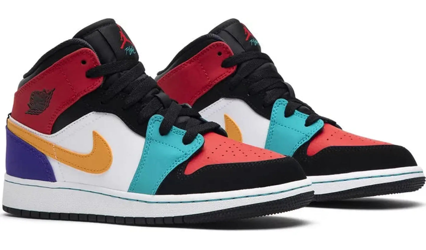 Jordan 1 Mid Bred Multi-Color (GS)