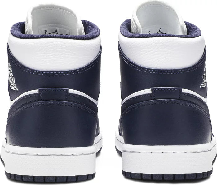 Jordan 1 Mid White Metallic Gold Obsidian