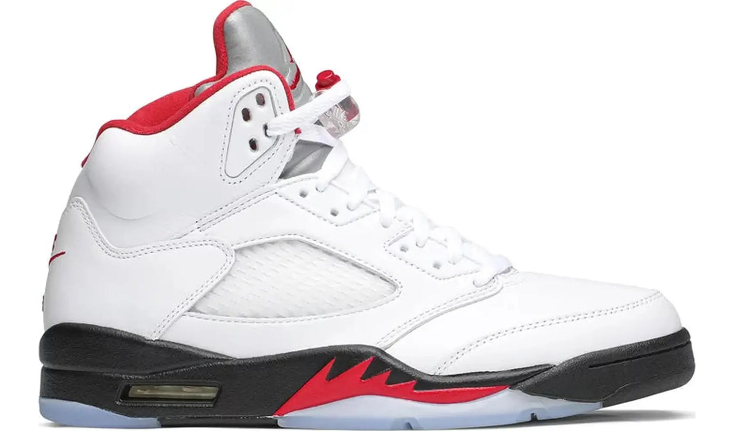 Jordan 5 Fire Red Silver Tongue (2020)