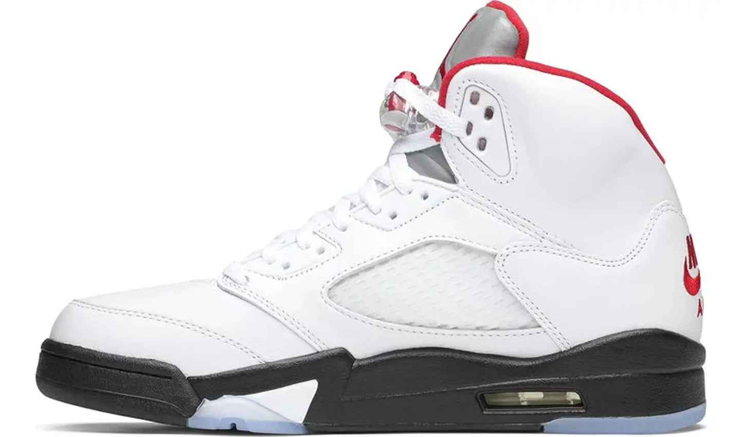 Jordan 5 Fire Red Silver Tongue (2020)