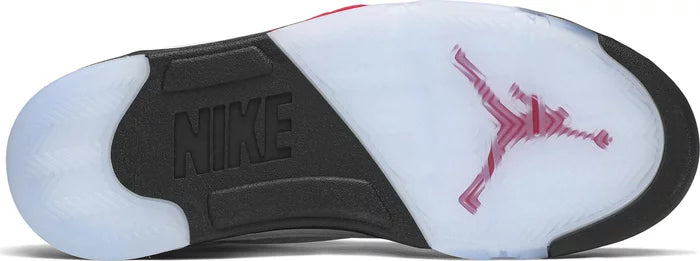 Jordan 5 Fire Red Silver Tongue (2020)