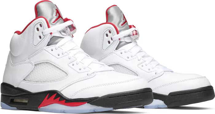 Jordan 5 Fire Red Silver Tongue (2020)