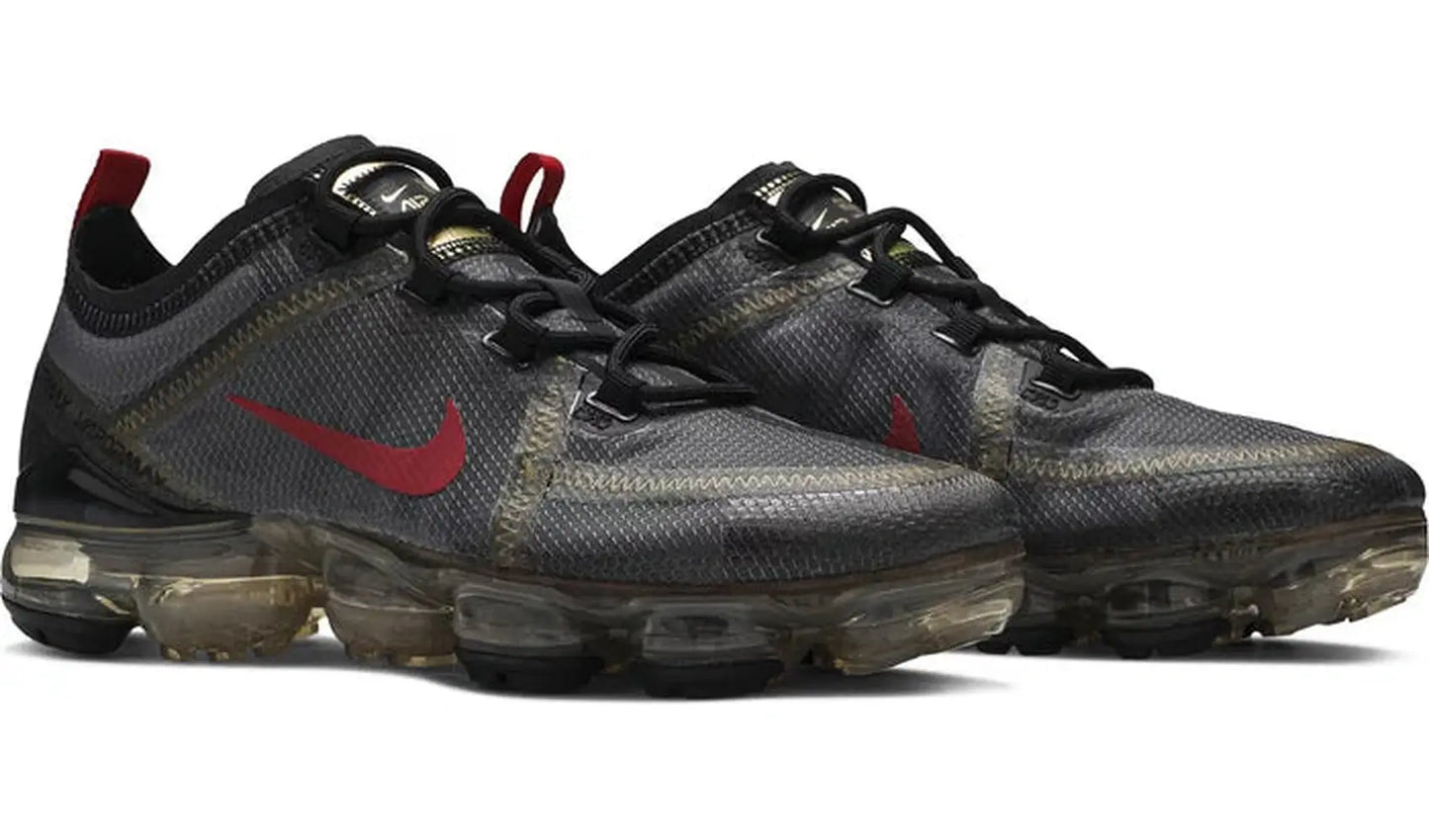 Nike Air VaporMax 2019 Black Gold Red(W)